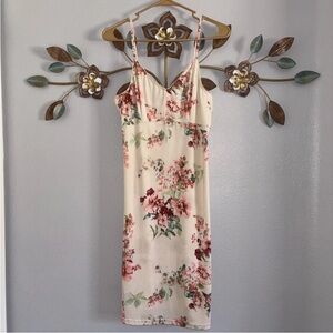 Only Love Urbanized Womens Slip Dress Floral Size Large
